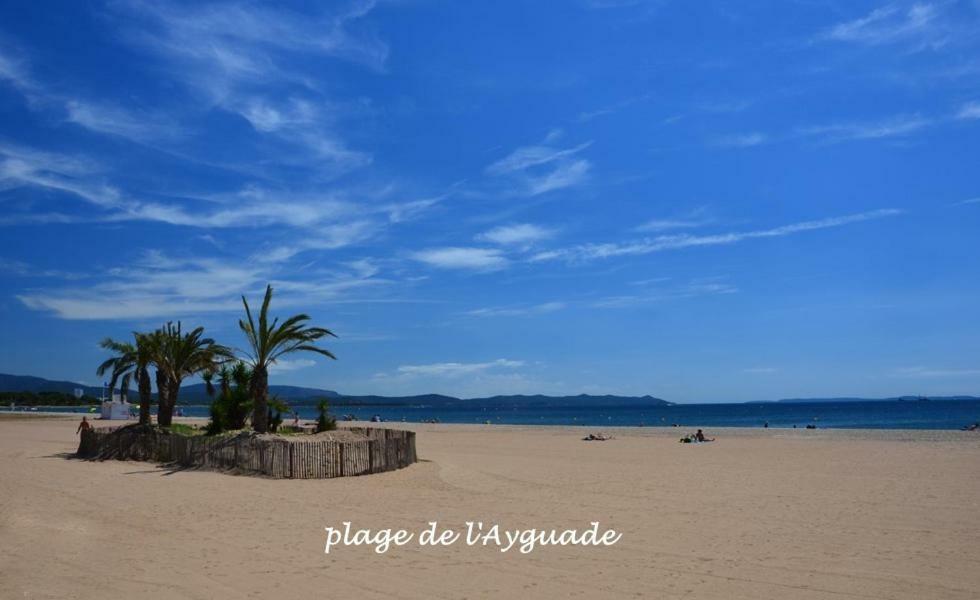 Plage A 400 M Studio Tout Confort Terrasse Clim Parking Hyères Eksteriør bilde
